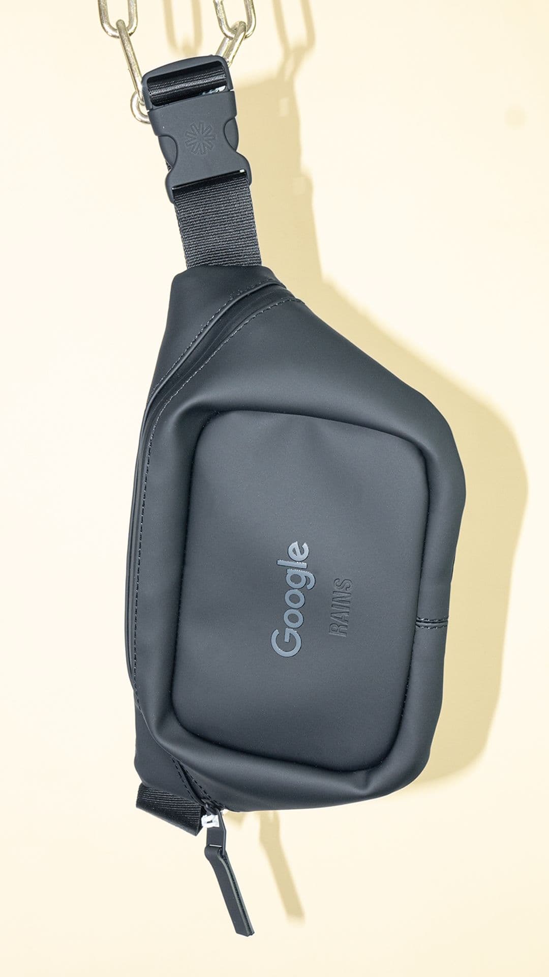 a black bag with the word google on it